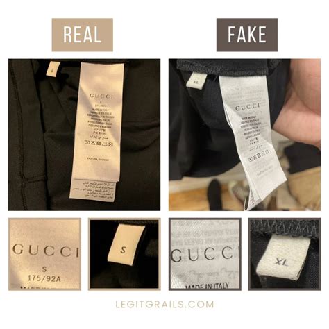 gucci clothing real or fake